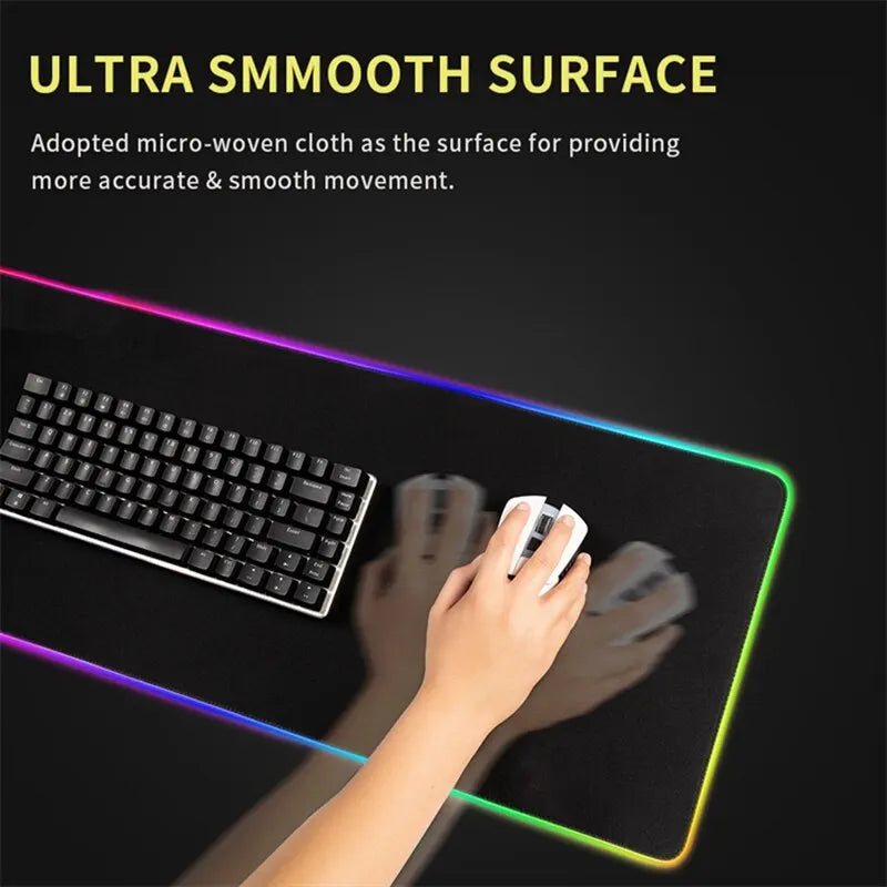 XXL RGB Gaming Mouse Pad – Light Up Your Game with Precision and Style