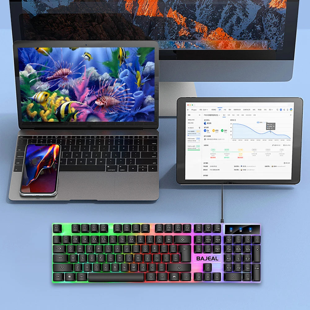 ALLOYSEED RGB Gaming Keyboard – Unleash Precision and Style